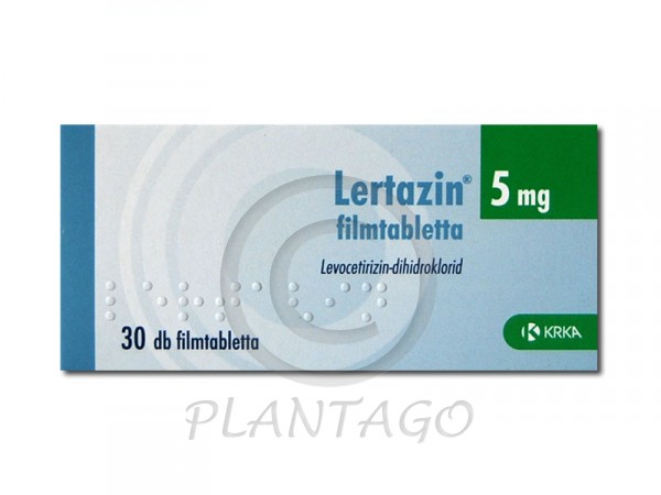 Lertazin 5 mg filmtabletta 30x