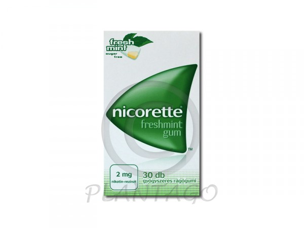 Nicorette Freshmint 2 mg gyógyszeres rágógumi 30x