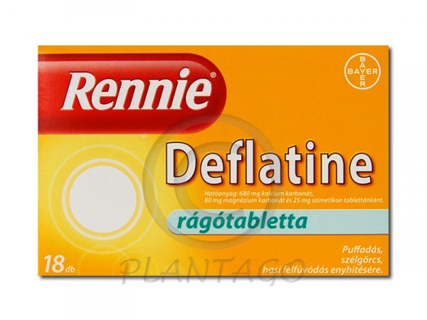 Rennie Deflatine rágótabletta 18x