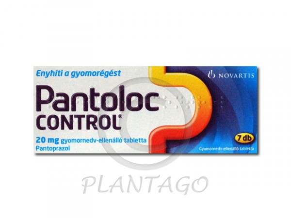 Pantoloc Control 20mg gyomronedv-ellenálló tabletta 7x