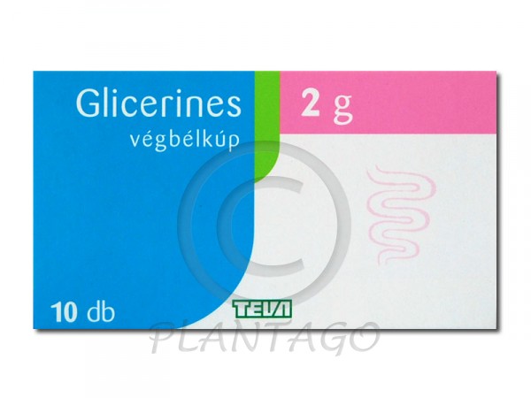 Glicerin-Teva 2g végbélkúp 10x