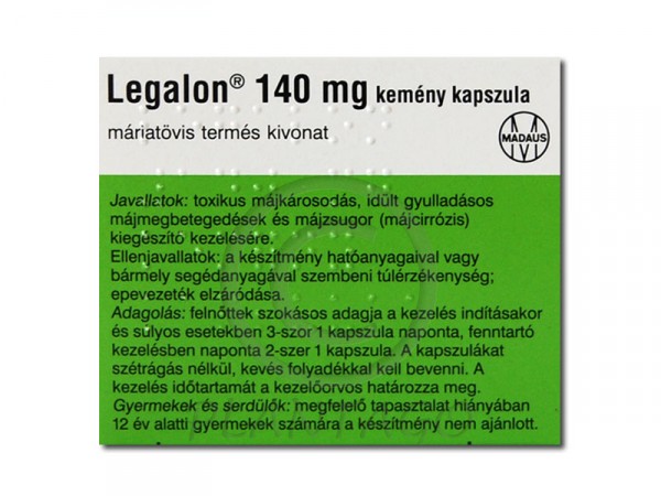 Legalon 140 mg kapszula 30x