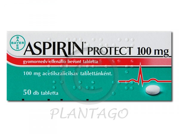 Aspirin Protect 100 mg gyomornedv ellenálló bevont tabletta 50x