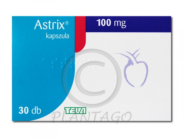 Astrix 100 mg gyomornedv-ellenálló kemény kapszula 30x