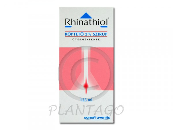 Rhinathiol köptető 2%szirup gyermekeknek 1x125ml