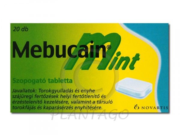 Mebucain Mint szopogató tabletta 20x