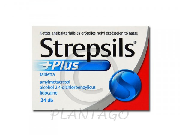 Strepsils Plus tabletta 24x