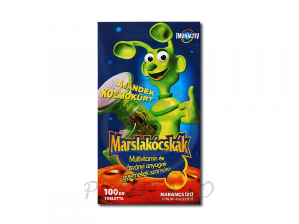 Walmark Marslakócskák béta-glükánnal tabletta narancs 100x