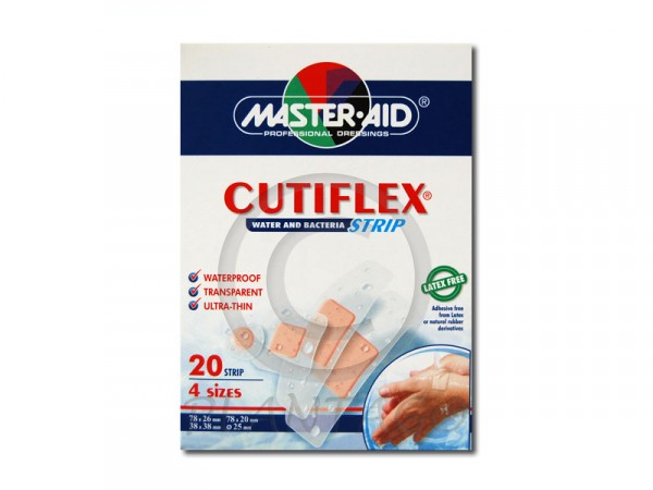 Master Aid Cutiflex sebtapasz különböző 20x