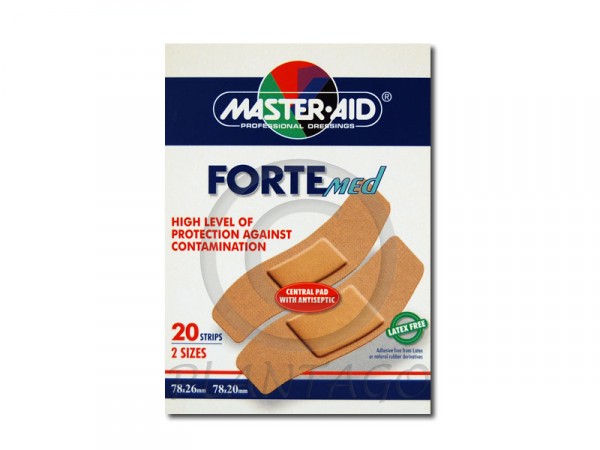 Master Aid Forte med sebtapasz vízálló különböző 20x
