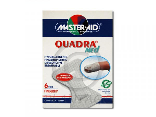 Master Aid Quadra med sebtapasz ujjakra 6x