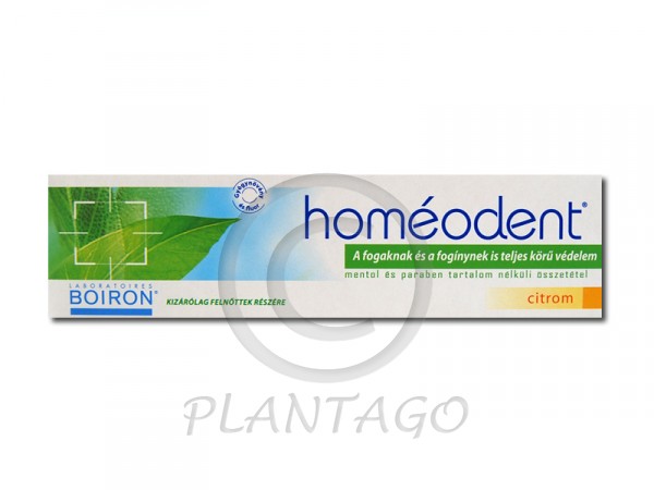 Homeodent 2 fogkrém homeopátiás citrom ízű 75 ml