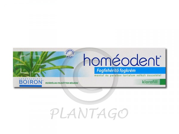 Homeodent 2 fogkrém fehérítő klorofiles 75 ml