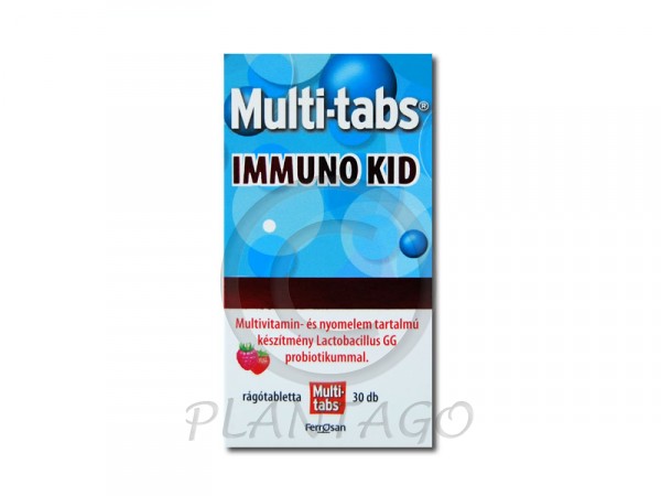 Multi-Tabs multivitamin rágótabletta Immuno Kid +LGG 30x