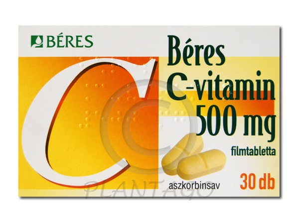 Béres C vitamin 500mg filmtabletta 30x