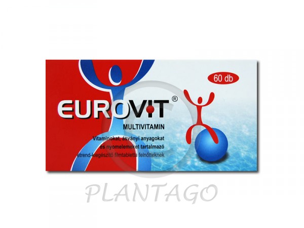 Eurovit multivitamin filmtabletta felnőtteknek 60x+30x