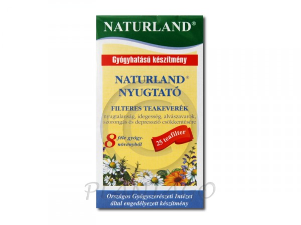 Naturland nyugtató tea filteres 25x