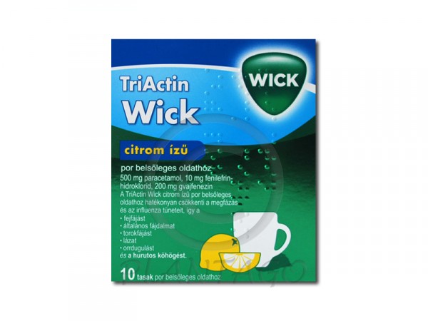 Triactin Wick por belsőleges oldathoz citrom 10x