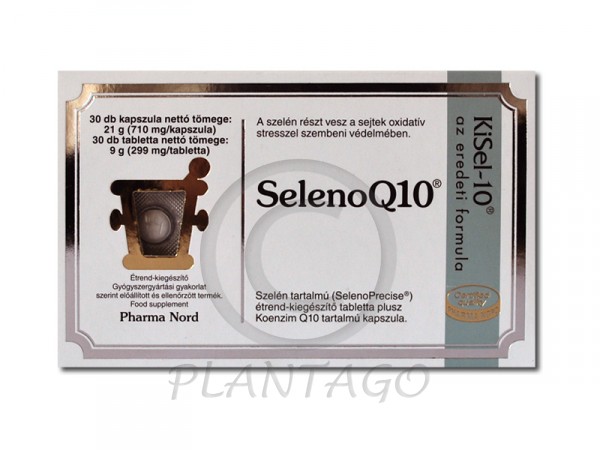 SelenoQ10 Szelén tabletta és Koenzim Q10 kapszula 2x30