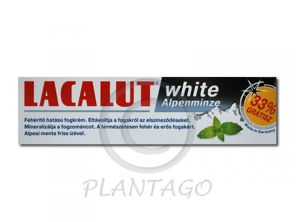 Lacalut fogkrém white Alpenminze 100ml