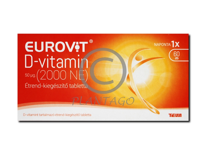Eurovit D vitamin 2000NE tabletta 60x