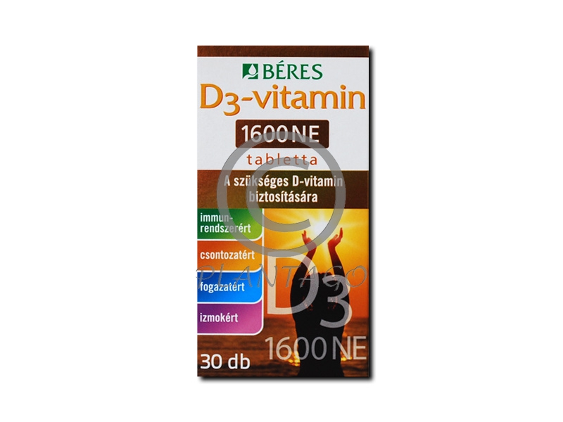 Béres D3 vitamin 1600NE tabletta 30x