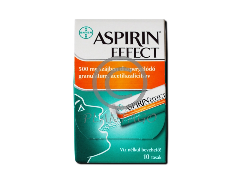 Aspirin Effekt 500mg szájban diszpergálódó granulátum 10x